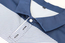 Classic Navy & White Golf Shirt – Casual & Weekend Wear | Size L-3
