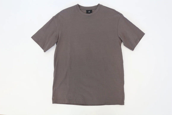 H&M Brown Loose-Fit T-Shirt – Relaxed Silhouette | Size XS