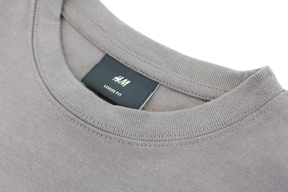 H&M Brown Loose-Fit T-Shirt – Relaxed Silhouette | Size XS