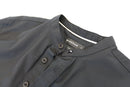 Markhams Black Long-Sleeve Half-Button Shirt – Smart-Casual | Size M-2