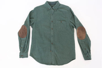 J.Crew Classic Green Winter Shirt – Heritage Basic | Size S