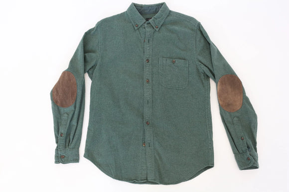 J.Crew Classic Green Winter Shirt – Heritage Basic | Size S