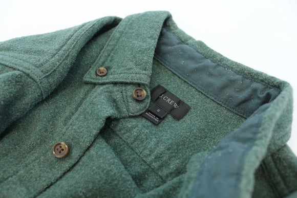 J.Crew Classic Green Winter Shirt – Heritage Basic | Size S