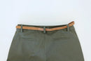 Woolies Mid-Rise Straight-Leg Olive Chino – Versatile Staple | Size 14 | Brand New-4