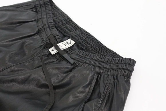 Zara Faux Leather Cuff Pants – Sleek Contemporary Edge | Size S