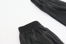 Zara Faux Leather Cuff Pants – Sleek Contemporary Edge | Size S-3
