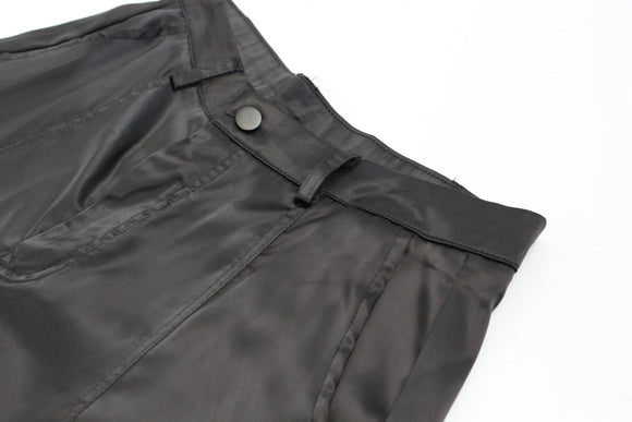 Classic Black Cargo Trousers – Utility Pockets | Pre-Loved | Size 12