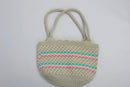 Handcrafted Beaded Crochet Bag – Artisanal Texture | One Size-1