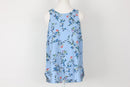 Woolworths Blue Floral Sleeveless Blouse – Size 14-1