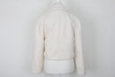 Truworths White Faux Fur Cropped Jacket-3