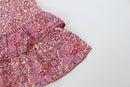 Pink Floral Tiered Ruffle Mini Skirt – Size 12-2