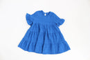 Blue trapeze dress - 5-6-1
