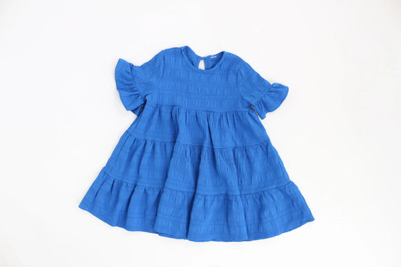 Blue trapeze dress - 5-6