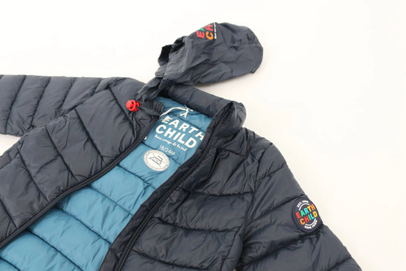Earthchild Navy Puffer Jacket – Kids 1-2 Years