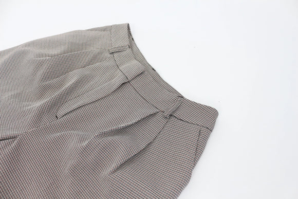 Foschini Houndstooth Pleated Wide-Leg Trousers – Size 10