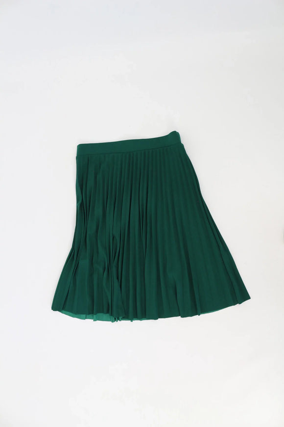 Truworths Emerald Green Pleated Midi Skirt
