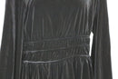Ginger Mary Black Velvet Long-Sleeve Blouse – Luxurious & Sophisticated | Size 40 | Brand New-2