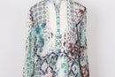 YDE Bohemian Long-Sleeve Chiffon Dress – Flowing & Lightweight | Size M | Brand New-2