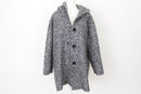 YDE Black & White Teddy Bear Jacket – Hooded with Pockets | Size M | Brand New-1