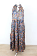 YDE Bohemian Print Trapeze Maxi Dress – Vibrant & Flowing | Size M | Brand New-2