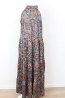 YDE Bohemian Print Trapeze Maxi Dress – Vibrant & Flowing | Size M | Brand New-6