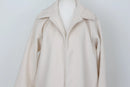 YDE Timeless Cream Coat – Classic Outerwear Staple | Size M | Brand New-2