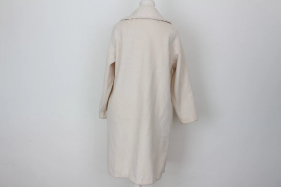 YDE Timeless Cream Coat – Classic Outerwear Staple | Size M | Brand New