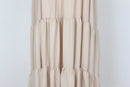 YDE Elegant Beige Trapeze Maxi Dress – Relaxed Flattering Fit | Size S | Brand New-3