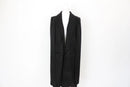 YDE Black Midi Shoulder Throw-Over Coat – Structured & Contemporary | Size M | Brand New-1
