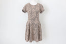 River Island Vintage Pink & Black Mini Dress – Standout Night Out Look | Size 12 | Pre-Loved-4