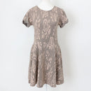 River Island Vintage Pink & Black Mini Dress – Standout Night Out Look | Size 12 | Pre-Loved-1