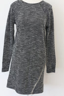 Woolies Classic Black & White Knit Dress – Timeless Soft Knit | Size XS | Pre-Loved-2