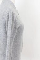 Woolies Classic Grey Zip-Up Jersey – Soft Knit Everyday Layer | Size M | Pre-Loved-3