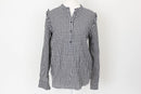 H&M Classic Black & White Gingham Shirt – Timeless Button-Up | Size 8 | Pre-Loved-4