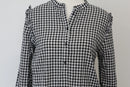 H&M Classic Black & White Gingham Shirt – Timeless Button-Up | Size 8 | Pre-Loved-2