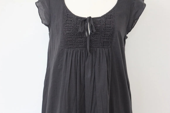 Studio W. Classic Charcoal Dress – Versatile Day to Evening Wear | Size 8 | Pre-Loved