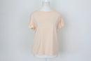 Woolies Vintage Coral T-Shirt – Distinctive Accent Sleeves | Size S | Pre-Loved-3