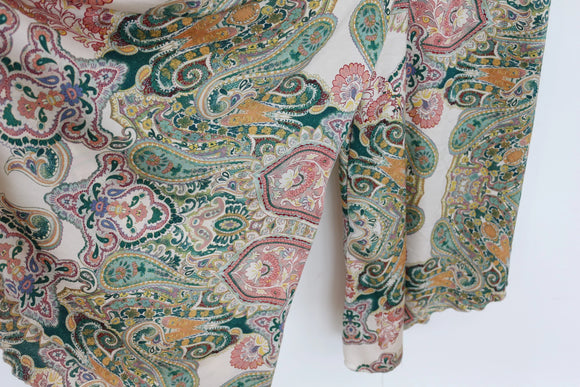 YDE Striking Bohemian Print Satin Jumpsuit – Luxe Boho Day to Evening | Size S | Brand New