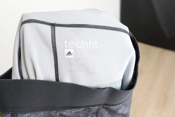 Adidas Techfit Knee-Length Gym Tights – Performance Engineered Activewear | Size M | Pre-Loved