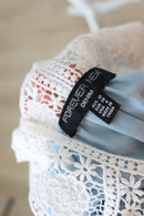 Forever New Vintage Denim Dress – Delicate Crochet Detail & Textured Charm | Size 10 | Pre-Loved-5