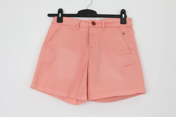 Old Khaki Vintage Coral Chino Shorts – Classic Cut Casual Summer Bottoms | Size 10 | Pre-Loved
