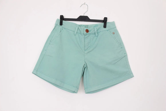 Old Khaki Classic Blue Chino Shorts – Timeless Versatile Casual Staple | Size 10 | Pre-Loved