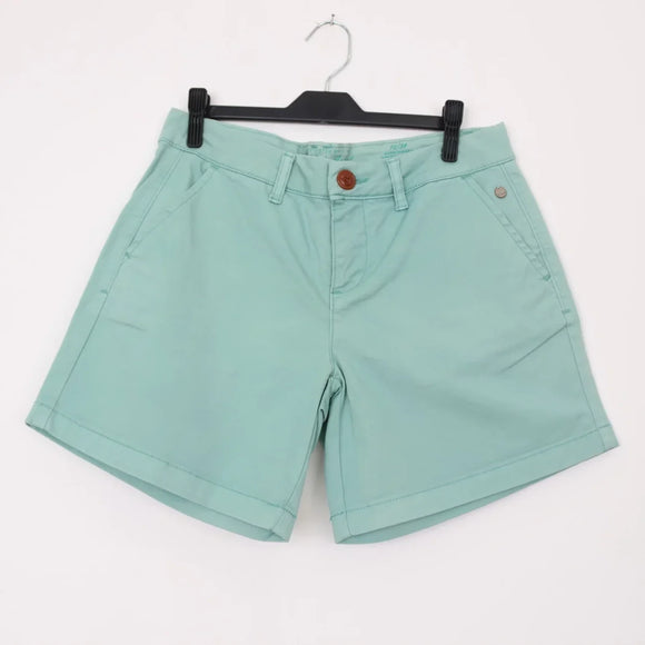 Old Khaki Classic Blue Chino Shorts – Timeless Versatile Casual Staple | Size 10 | Pre-Loved