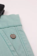 Old Khaki Classic Blue Chino Shorts – Timeless Versatile Casual Staple | Size 10 | Pre-Loved-4
