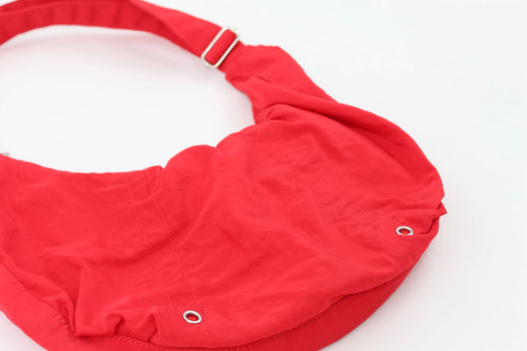 Stylish Red Convertible Hand & Sling Bag – Bold Pop of Colour Two-Way Crossbody | One Size | Pre-Loved