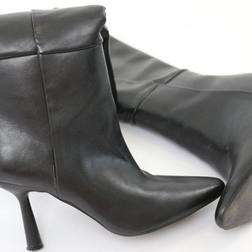 Poetry Black Pointed Knee-High Boots – Size 4 - 0