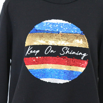 Woolworths Black Sparkle Sweater | Size M - 0
