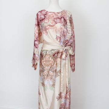 YDE Bohemian Tie-Up Maxi Dress | Size M