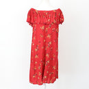 Refinery Red Off-the-Shoulder Dress | Size 10-1