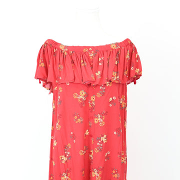 Refinery Red Off-the-Shoulder Dress | Size 10 - 0